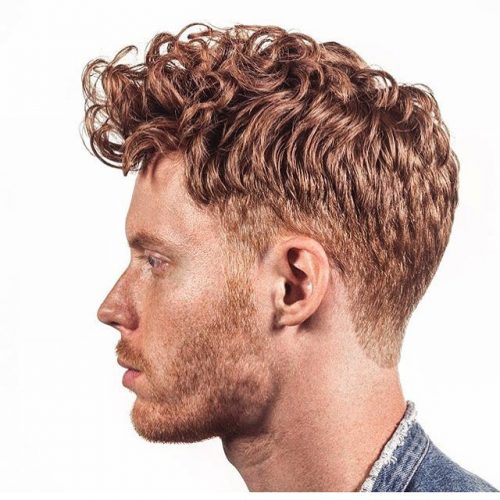 Curly Quiff Hairstyle Men
