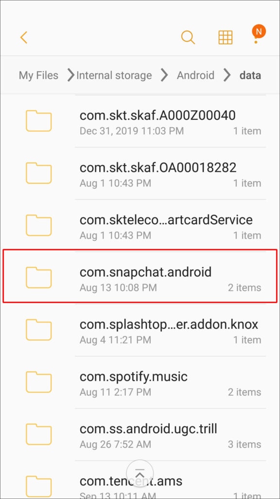 Recover Snapchat Conversations on Android Phone