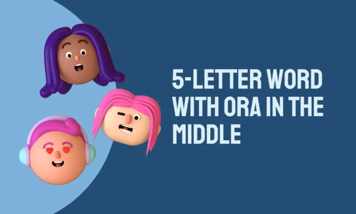 5 Letter Words With ORA In The Middle | Words Contain ORA - Tech Preview