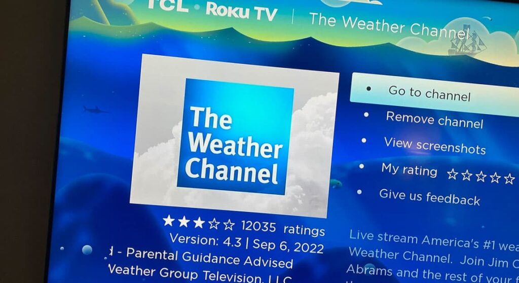 Weather Channel Roku