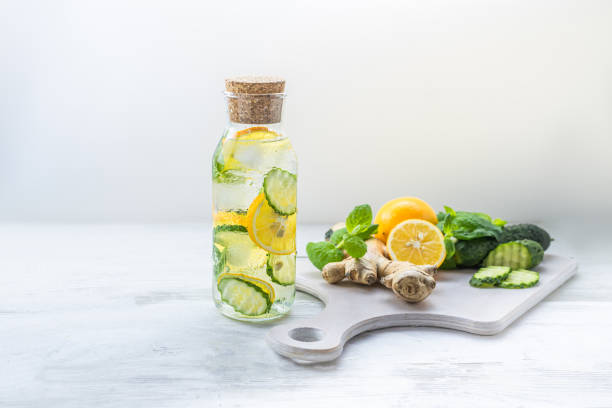 Lemon-Infused Olive Oil and Detox Drink