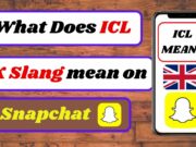 ICL meaning text On Snapchat - Tech Preview