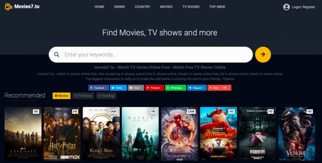 Easy Way to Watch Free Movies Online with Movies.7.to - Tech Preview
