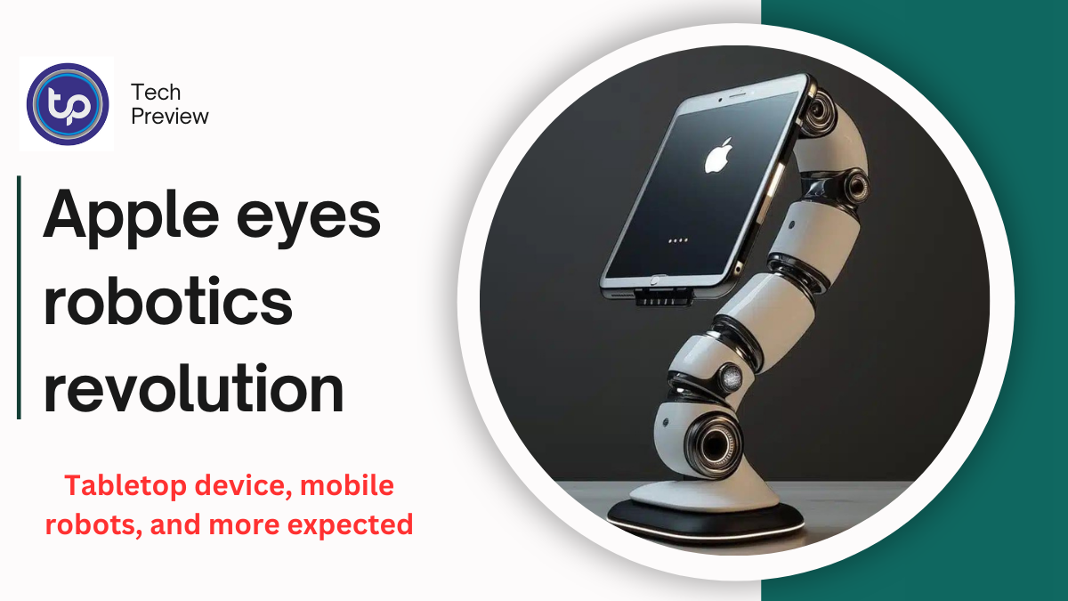 Apple eyes robotics revolution: Tabletop device, mobile robots, and more expected