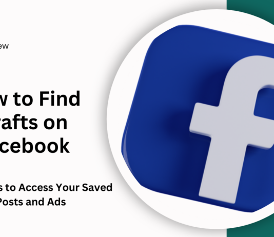 How to Find Drafts on Facebook