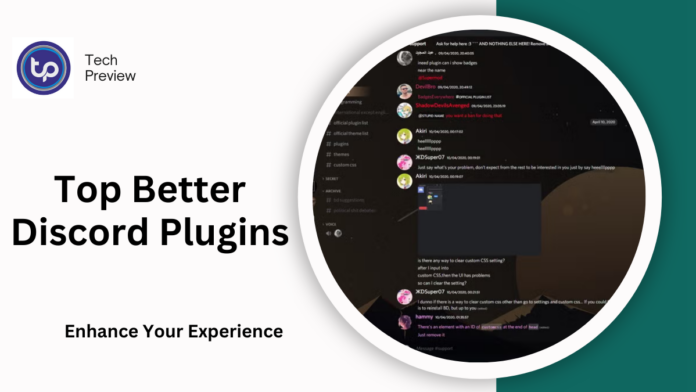 Top Better Discord Plugins