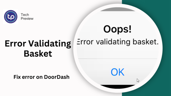 Error Validating Basket