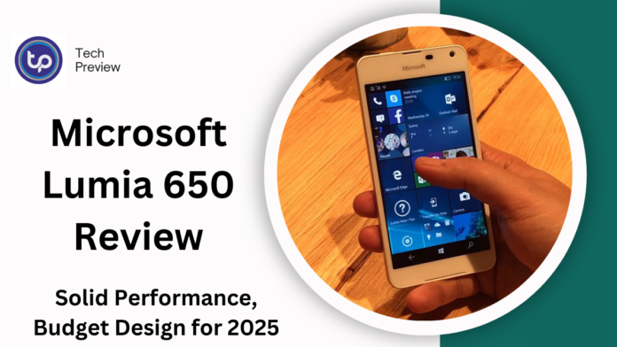 Microsoft Lumia 650 Review