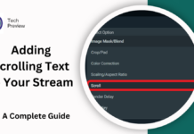 Adding Scrolling Text to Your Stream