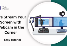 Live Stream Your Screen with Webcam in the Corner